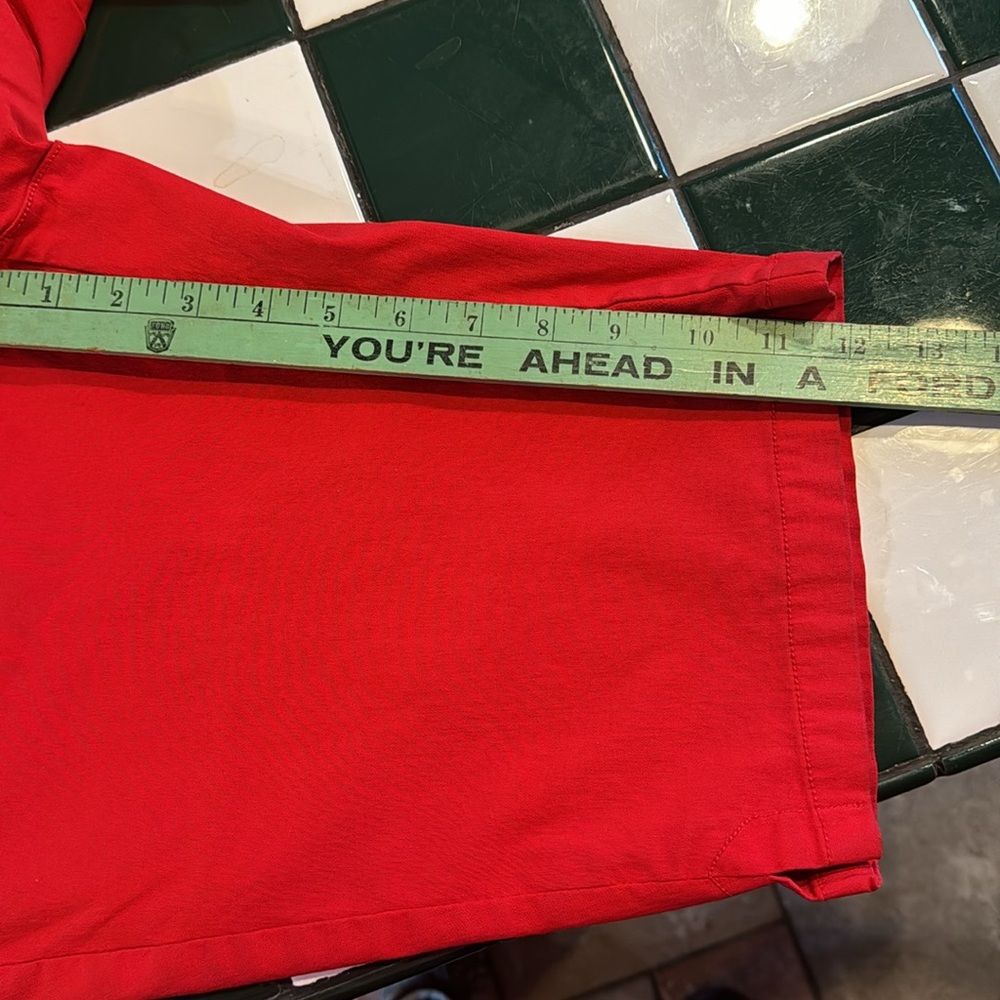 Women's Pull-On Stretch red Bermuda Short, Ruby Rd size 16 - Picture 6 of 9